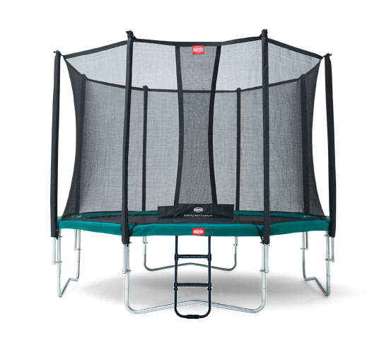 Батут Berg Favorit 270 с сеткой Comfort и лестницей Батут Berg Favorit 270 с сеткой Comfort и лестницей